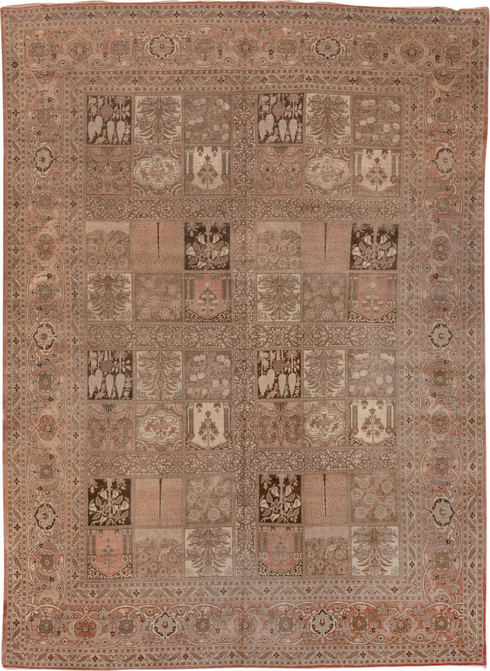 Antique Tabriz Area Rug (9' x 13')